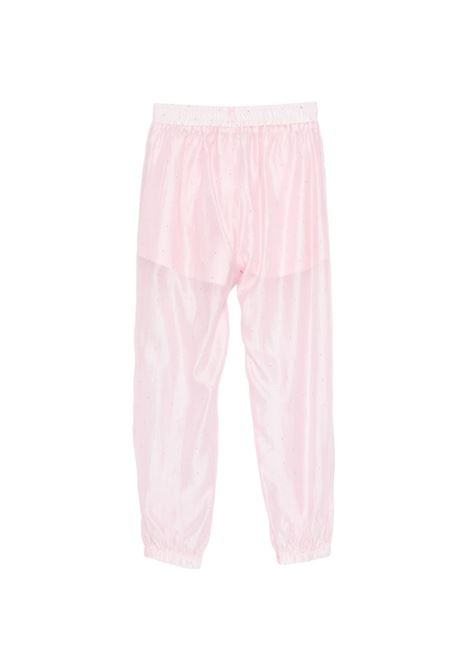 Pantaloni con strass Lù-Lù BY MISS GRANT | LL4440ROSA